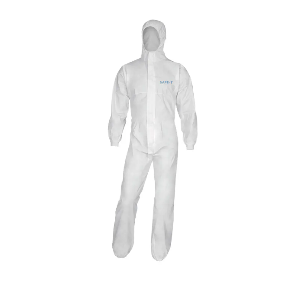 Type 5/6 Microporous Disposable Coverall - White - Case of 50 — White